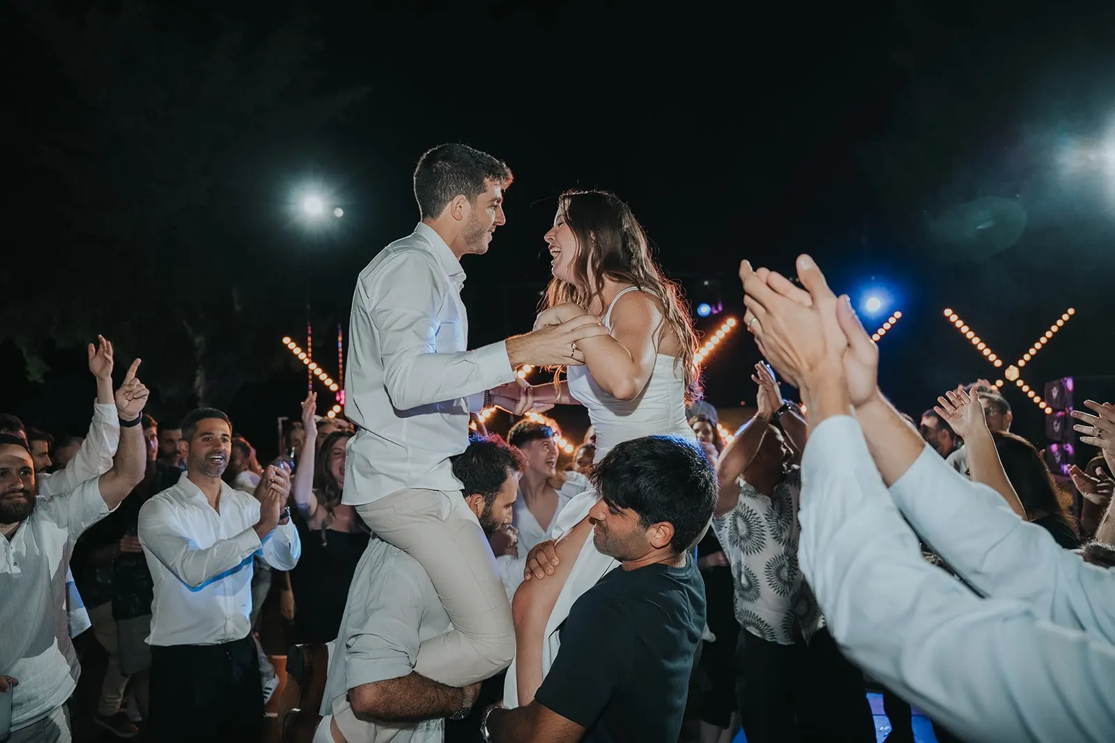 Elkana Paz DJing a wedding